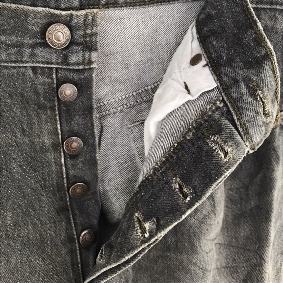 Men Vintage 80s-90s 501 Distressed Jeans - Picture 4 of 8